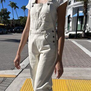 Hayley Overalls in White from Brandy Melville